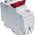 Square D Stab-lok NC0220CP Circuit Breaker, Mini, Type NA, 20 A, 2 -Pole, 120/240 V, Plug Mounting, White