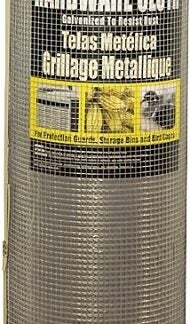 Jackson Wire 11 05 39 13 Hardware Cloth, 100 ft L, 48 in W, 23 Gauge, 1/4 x 1/4 in Mesh, Galvanized