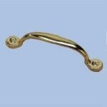 Onward 262BR Screen Door Pull, 4-3/4 in L Handle, Brass