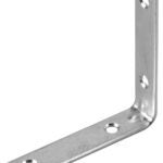 Onward 97X40BC Corner Brace, 7/8 in W, 4 in H, Steel, Zinc, 2.6 mm Thick Material Sells in Quantity of 10