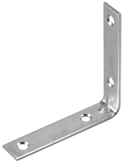 Onward 97X40BC Corner Brace, 7/8 in W, 4 in H, Steel, Zinc, 2.6 mm Thick Material Sells in Quantity of 10