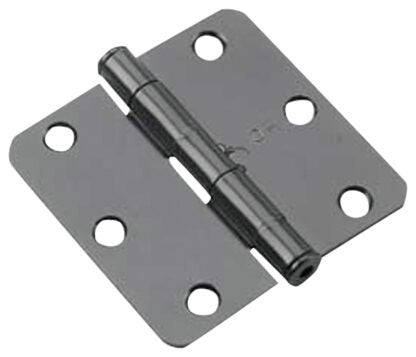 Onward 2820NBB Butt Hinge, 3 in H Frame Leaf, 3/32 in Thick Frame Leaf, Steel, Brushed Nickel, Removable Pin, 50 lb Sells in Quantity of 5