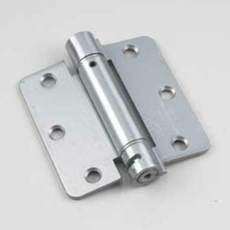 Onward 52821NBR Spring Hinge, 44.5 mm W Frame Leaf, 88.8 mm H Frame Leaf, Steel, Nickel, Non-Removable Pin, 30 lb