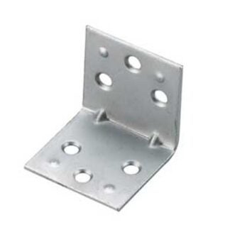 Onward 92X15BC Double Wide Corner Brace, 1-1/2 in L, Steel, Zinc Sells in Quantity of 20