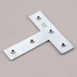 Onward 93X30BC T-Shaped Mending Plate, 3 in L, Steel, Zinc, Screw Mounting Sells in Quantity of 10