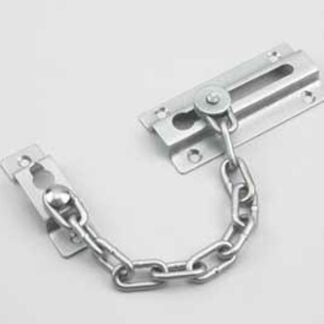 Onward 212SCR Chain Door Guard, 3-1/2 in L, 2 in W, Metal, Chrome/Satin