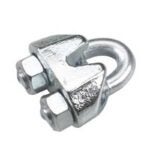 Onward 3021XB Wire Rope Clamp, 1/8 in Dia Cable, 14 mm L, Steel, Zinc Sells in Quantity of 10