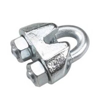 Onward 3021XB Wire Rope Clamp, 1/8 in Dia Cable, 14 mm L, Steel, Zinc Sells in Quantity of 10