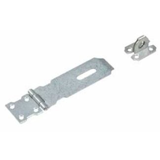 Onward 316GAV Regular-Duty Hasp, 155 mm L, 38 mm W, Steel, Galvanized, 12 mm Dia Shackle