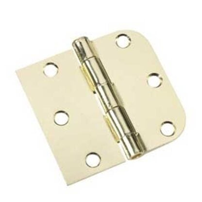 Onward 81820BB Combination Butt Hinge, 3 in H Frame Leaf, 3/32 in Thick Frame Leaf, Steel, Brass, Removable Pin