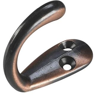 Onward 223ORBR Single Wardrobe Hook, 5 kg, 1-Hook, 36.5 mm Opening, Metal, Oil-Rubbed Bronze