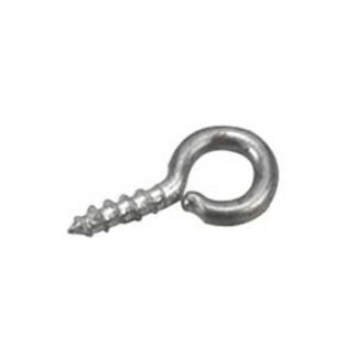 Onward 2518XR Screw Eye, 9/32 in Dia Wire, 2-5/8 in OAL, Metal, Zinc