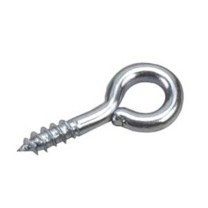 Onward 2404XR Screw Eye, 3/32 in Dia Wire, 9.5 mm L Thread, 7/8 in OAL, Metal, Zinc