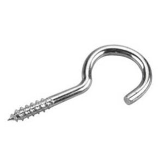 Onward 267XR Screw Hook with Lag Thread, 2-3/4 in L, Steel, Zinc