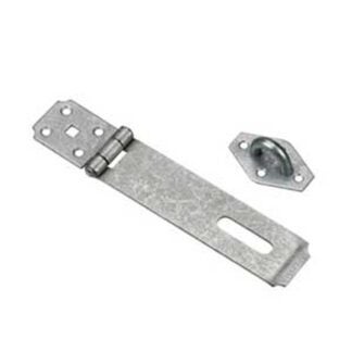 Onward 321GAV Heavy-Duty Hasp, 257.75 mm L, 48.5 mm W, Steel, Galvanized, 9.5 mm Dia Shackle