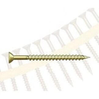 Simpson Strong-Tie Strong-Drive WSV134S Subfloor Screw, #9 Thread, 1-3/4 in L, Ribbed Wafer Head, T25 Drive, Steel