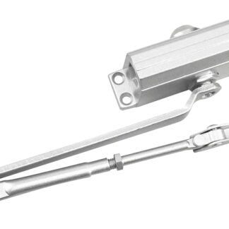 Onward 1600 Series 1600SI21BC Door Closer, Left, Right Hand, Aluminum, Satin, 25 to 45 kg