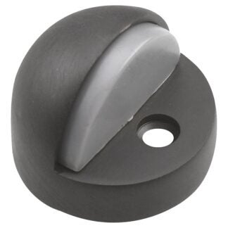 Onward 2185ORBR High-Profile Dome Stop, 1-25/32 in Dia Base, Metal, Oil-Rubbed Bronze