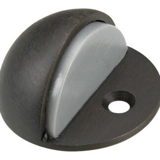 Onward 218ORBR Low-Profile Dome Door Stop, 1-25/32 in Dia Base, Metal, Oil-Rubbed Bronze