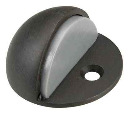 Onward 218ORBR Low-Profile Dome Door Stop, 1-25/32 in Dia Base, Metal, Oil-Rubbed Bronze