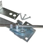 Onward 24651076XV Jamb Latch, Steel, Zinc