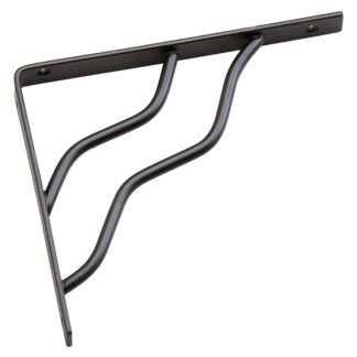 Onward 4974FB08BC Decorative Shelf Bracket, 25 lb, 8-1/32 in H, Steel