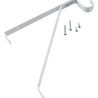 Onward 499WIBC Shelf and Rod Support, Adjustable, 49.9 kg, Metal, White, Screw