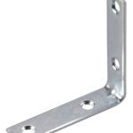 Onward 97X30VB Corner Brace, 3/4 in W, 3 in H, Steel, Zinc, 2.6 mm Thick Material