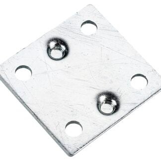 Onward 955X15VB Mending Plate, 1-1/2 in L, 1-3/8 in W, Steel, Zinc