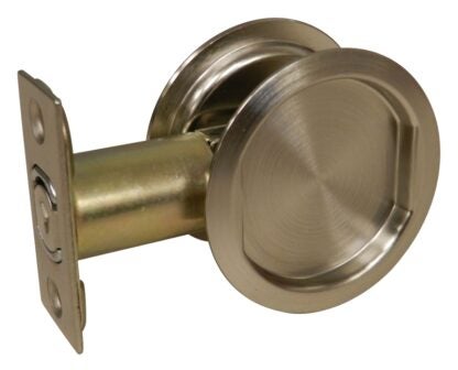 Onward 17RNB10R Pocket Door Pull, Steel, Brushed Nickel