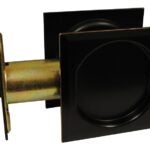 Onward 17SORB10R Pocket Door Pull, 62 mm W, 91 mm D, Steel, Oil-Rubbed Bronze