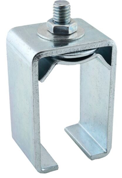 Onward 24651390XV Box Rail Joint Connector, Single, Steel, Zinc, For: 1-1/2 to 3-1/2 in Thick Doors