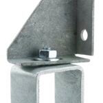 Onward 24648081GAV Single Box Rail Bracket, Adjustable, Galvanized Steel