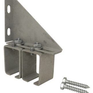 Onward 24651075GAV Double Box Rail Bracket, Adjustable, Galvanized Steel