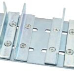 Onward 24651396XV Double Sliding Door Guide, Steel, Zinc