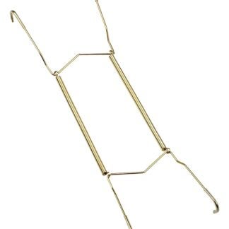 Onward 2812BR Plate Hanger, Metal, Brass