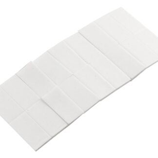 Onward 4532R Adhesive Pad, 1 in L, 1/2 in W, Polymer Backing, White