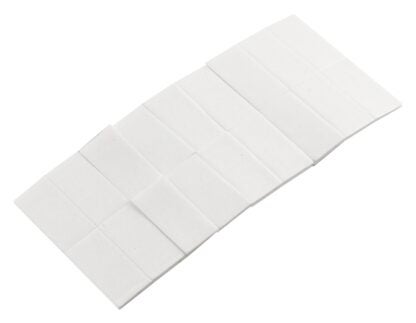 Onward 4532R Adhesive Pad, 1 in L, 1/2 in W, Polymer Backing, White