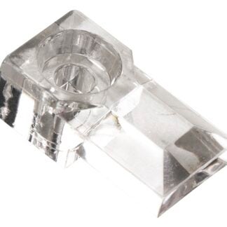 Onward 9PR Mirror Clip, Plastic, Clear, Door, Wall Mounting