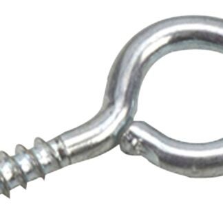 Onward 2502XR Screw Eye, 1.95 mm Dia Wire, 7.9 mm L Thread, 20.6 mm OAL, Metal, Zinc