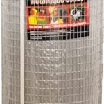 Jackson Wire 10 08 38 14 Welded Wire Fence, 100 ft L, 36 in H, 1/2 x 1 in Mesh, 16 Gauge, Galvanized