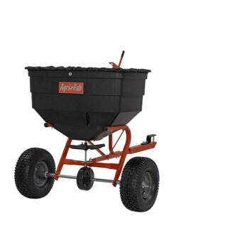 Agri-Fab 45-0329 Broadcast Spreader, 40,000 sq-ft Coverage Area, 12 ft W Spread, 175 lb Hopper, Poly Hopper