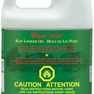 Circa 1850 214601 Raw Linseed Oil, Liquid, 946 mL, Can