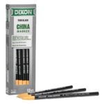 Dixon Ticonderoga 00081 China Marker, Black, 7 in L Sells in Quantity of 12