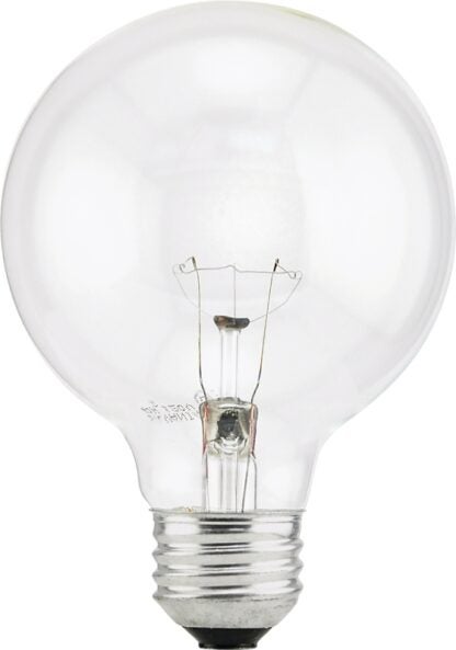 Sylvania 15871 Incandescent Lamp, 40 W, G25 Lamp, Medium Lamp Base, 300 Lumens, 2850 K Color Temp, 1500 hr Average Life