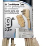 PowerZone OR681509 Single-Ended Extension Cord, SPT-3, Vinyl, Beige, For: Air conditioner and Appliances