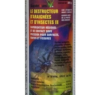 Superior 204 Spider and Insect Destroyer, Liquefied Gas, Spray Application, 325 g Sells in Quantity of 12