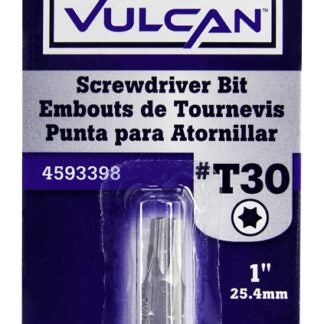 Vulcan 307751OR Screwdriver Bit, Hex Shank, S2 Chrome Molybdenum Steel