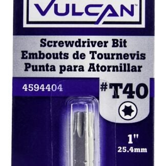 Vulcan 307831OR Screwdriver Bit, Hex Shank, S2 Chrome Molybdenum Steel