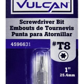 Vulcan 307081OR Screwdriver Bit, Hex Shank, S2 Chrome Molybdenum Steel